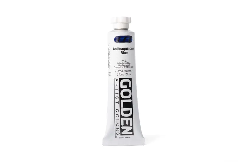 Golden Heavy Body Acrylics, Anthraquinone Blue 1