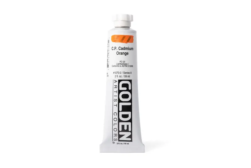Golden Heavy Body Acrylics, Cadmium Orange 1