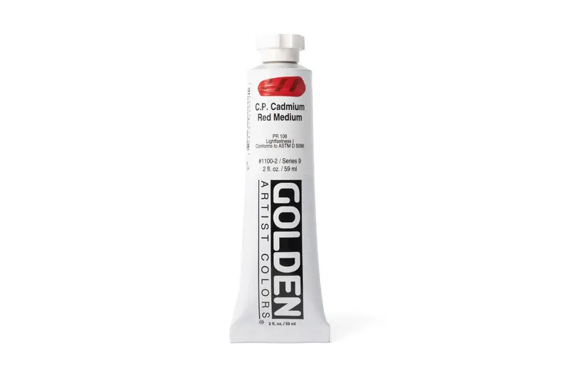 Golden Heavy Body Acrylics, Cadmium Red Medium 1