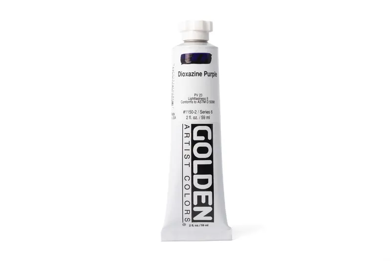 Golden Heavy Body Acrylics, Dioxazine Purple 1