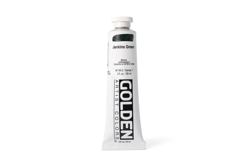 Golden Heavy Body Acrylics, Jenkins Green 1