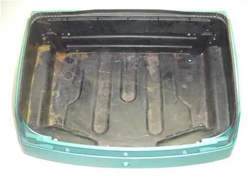 Goldwing 1988-2000 Honda Gl1500 1500 Trunk Bottom Teal Repairable Used 102317-33 (F4) 1