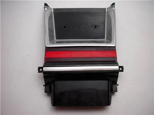 Goldwing 1988-2000 Honda Gl1500 Black With Chrome Trim Saddle Bag Filler Panel Used 102317-38 (F4) 1