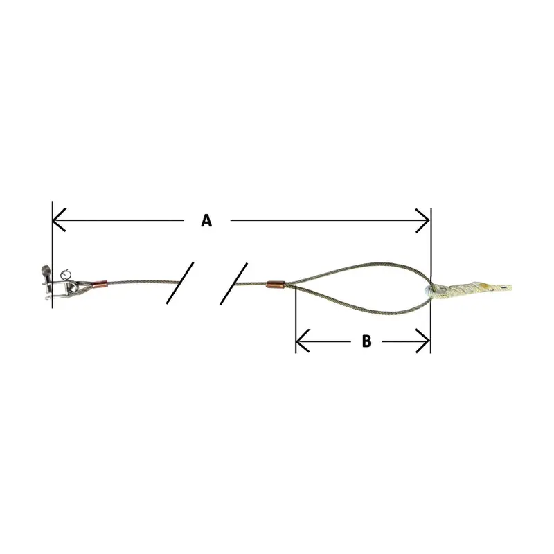 Gp14 Dinghy Halyards Jib And Main Includes Captive Pin Shackle 1