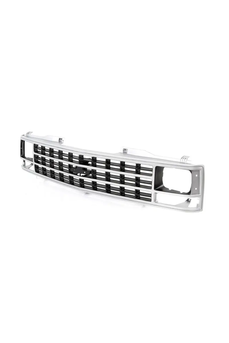 Grille Shell - Argent/Silver - Single Headlight - 88-93 Chevy C/K Pickup Suv 1