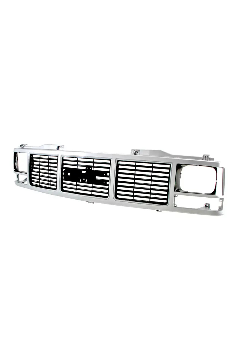 Grille Shell - Argent/Silver - Single Headlight - 88-93 Gmc C/K Pickup Suburban 1