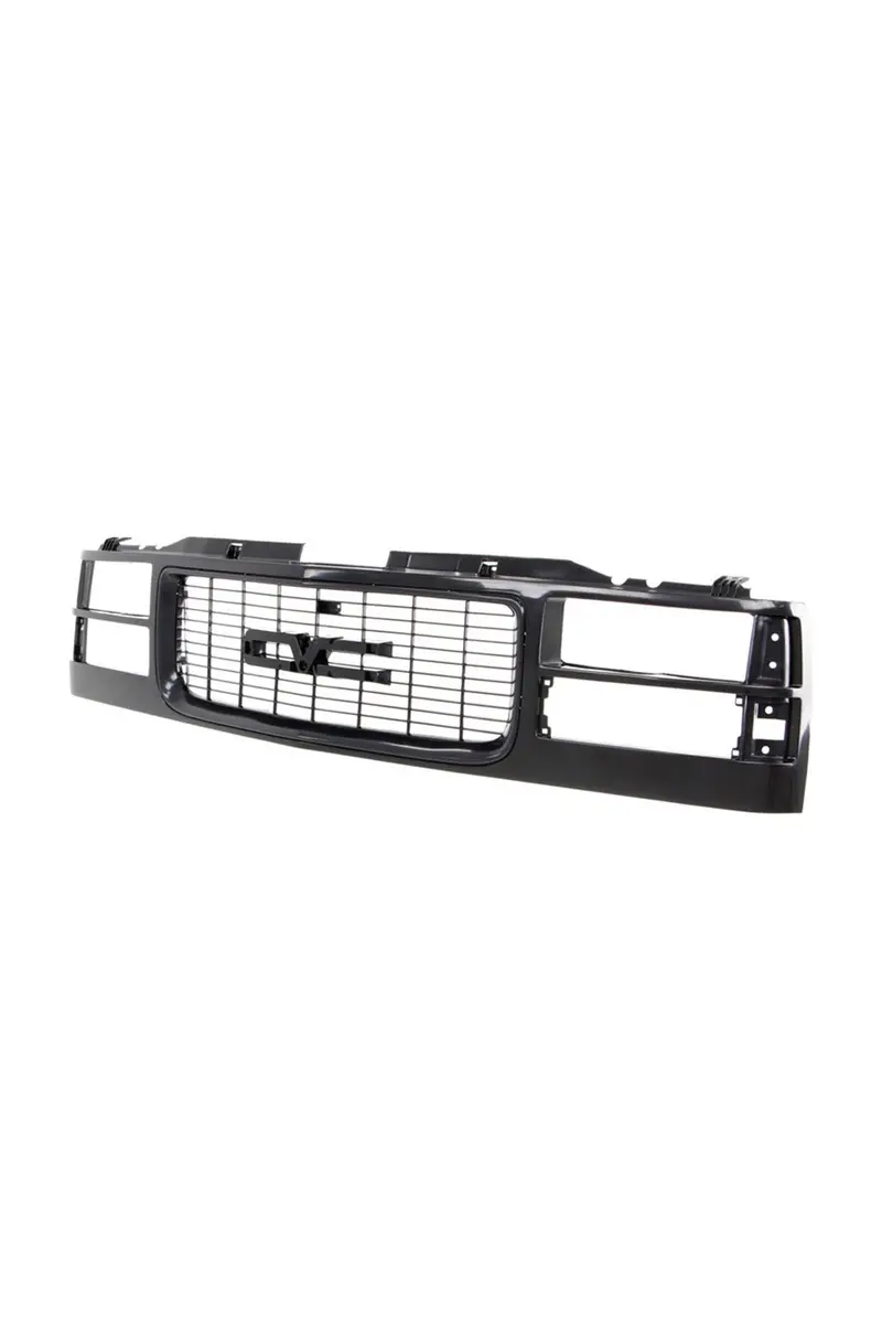 Grille Shell - Black - Dual Headlight - 94-98 Gmc C/K Pickup Suv 1