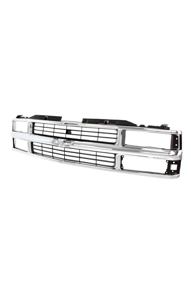 Grille Shell - Chrome/Gray - Composite Headlight - 94-98 Chevy C/K Pickup Suv 1