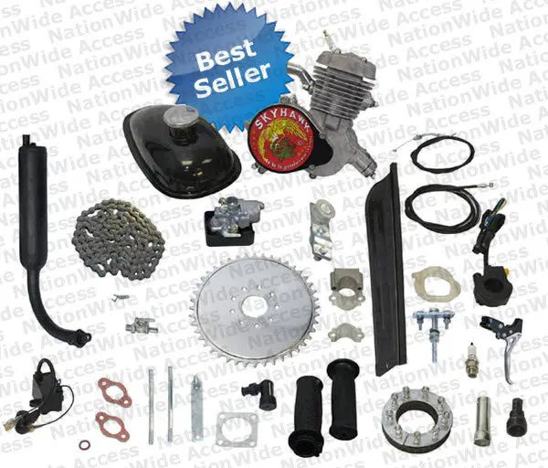 Grubee Skyhawk Gt5 66Cc/80Cc Angle Fire Slant Head Bike Motor Kit (Standard Finish2) 1