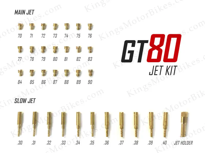 Gt80 Carburetor Jet Kit 1