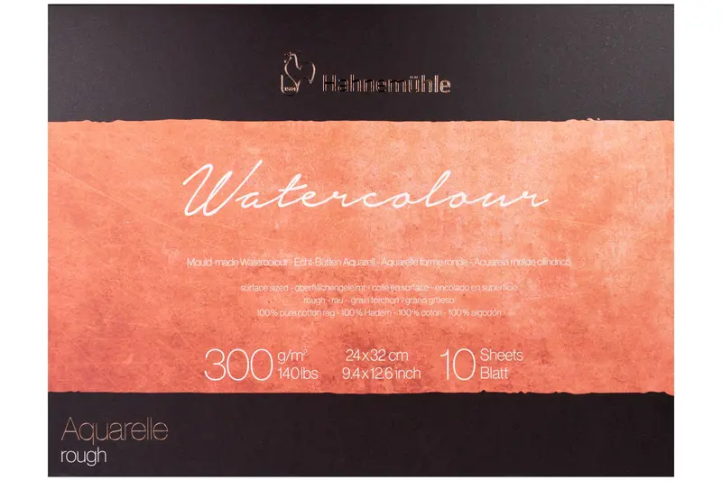 Hahnemühle Collection Watercolor Block, Rough, 9.4" X 12.6" 1