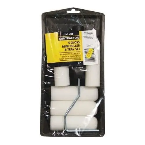 Hamilton Mini Roller Set 4" Foam Gloss High Density 1