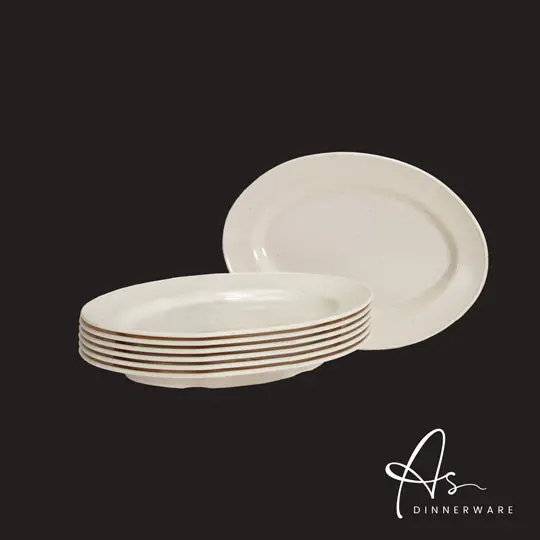 Hana 8Inch Oval Plate 6S (As1308-6) 1