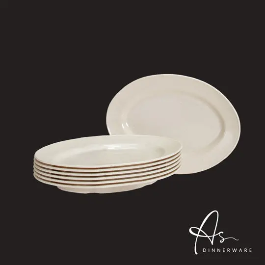 Hana 9Inch Oval Plate 6S (As1309-6) 1