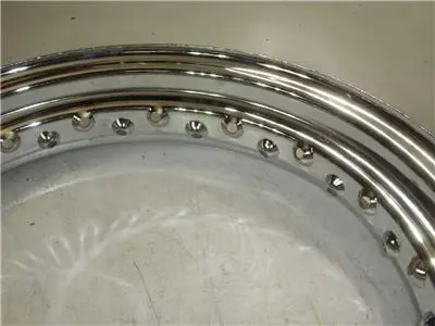 Harley Davidson Old Style Vintage Large Hole Stem Type 36 Spoke 16 Inch Rim Used Rim-42 (Wall) 2