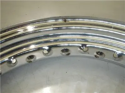 Harley Davidson Old Style Vintage Large Valve Hole Stem Type 36 Spoke 16 Inch Rim Rim-43 (Wall) 1