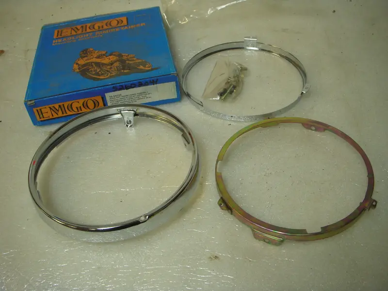 Headlight1979-80 Honda Cb750 Cb750f Cb750k Cbx 3-Ring Headlight Retaining Rings Emgo 66-64334 Cb-16 1