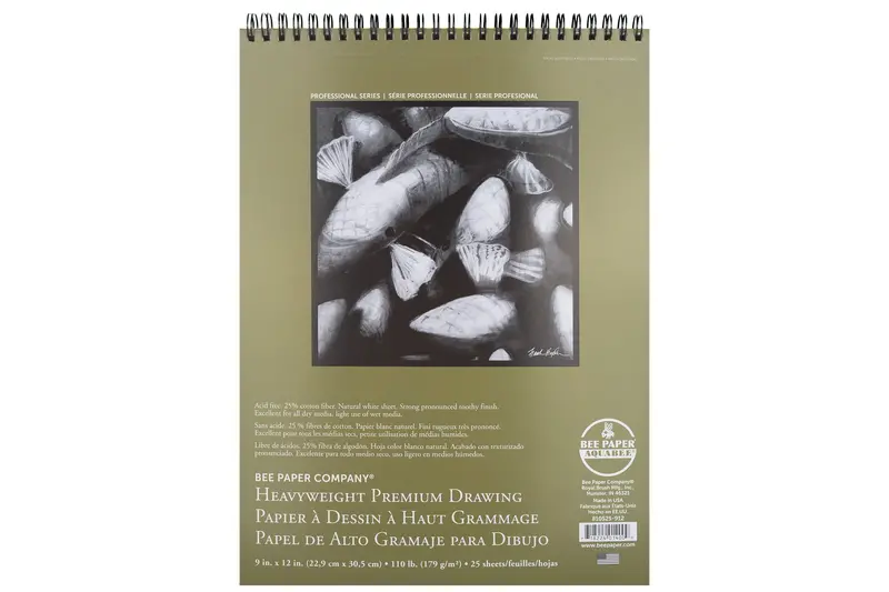 Heavyweight Premium Drawing Pad, 9" X 12" 1
