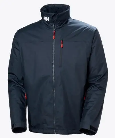Helly Hansen Crew Hooded Pile Jacket Navy 1