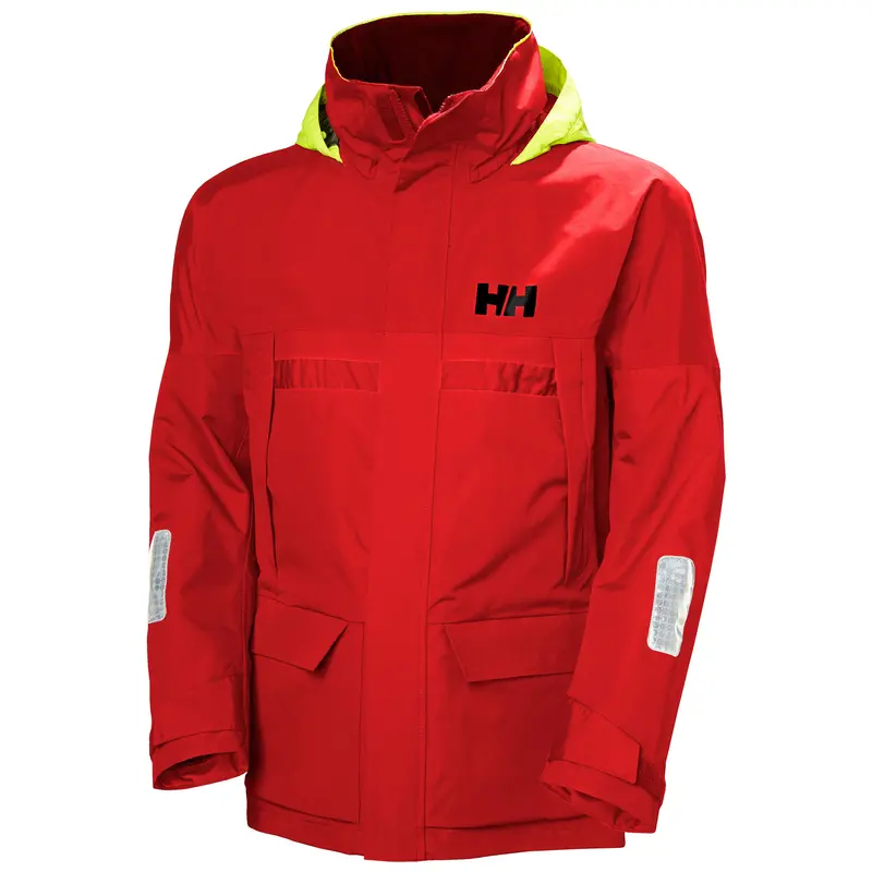 Helly Hansen Pier Coastal Sailing Jacket Alert Red 4.0 1
