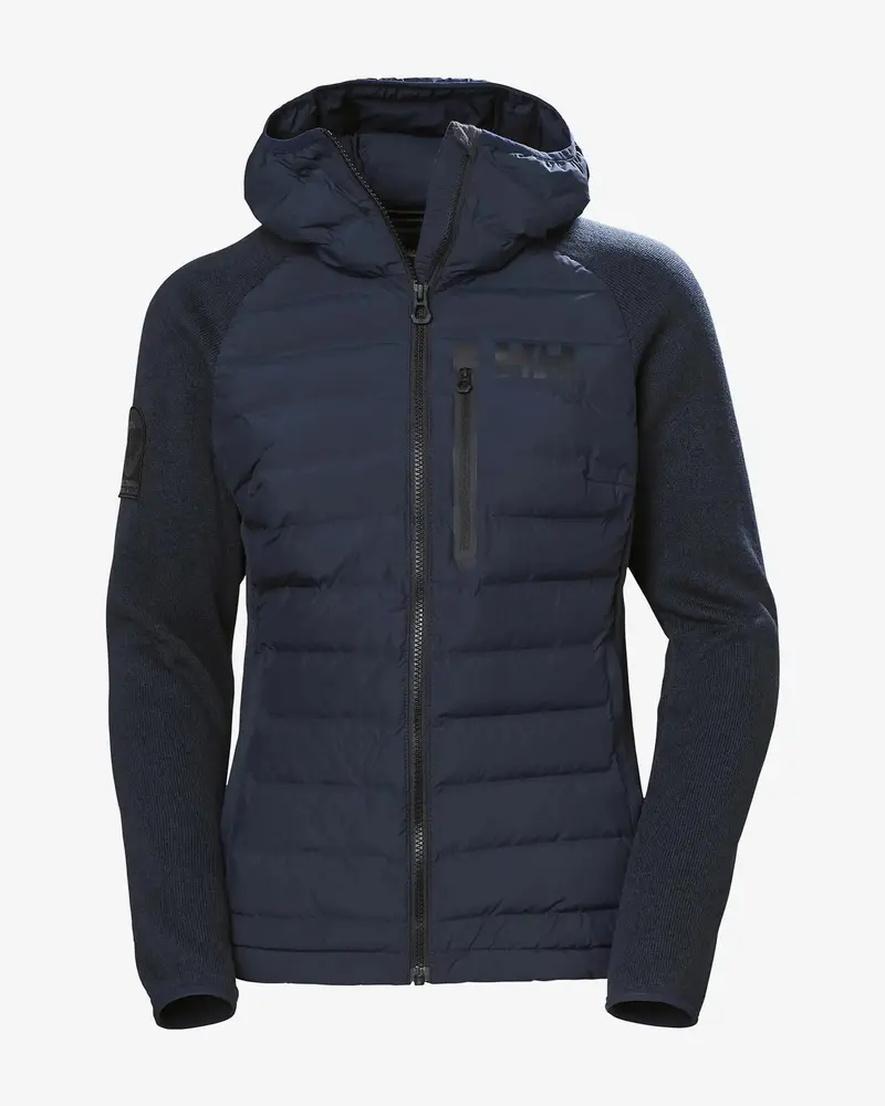 Helly Hansen Women's Arctic Ocean Hybrid Ins Hooded Jacket Navy Blue 1