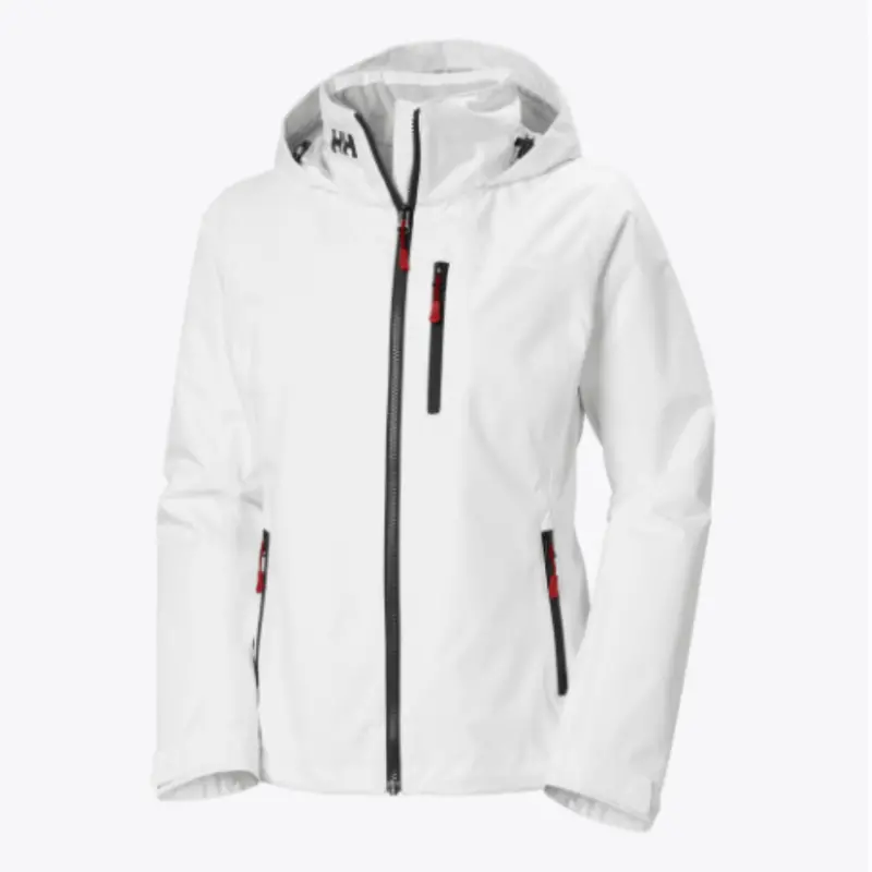Helly Hansen Women's Crew Hooded Mid Layer Jacket White 1