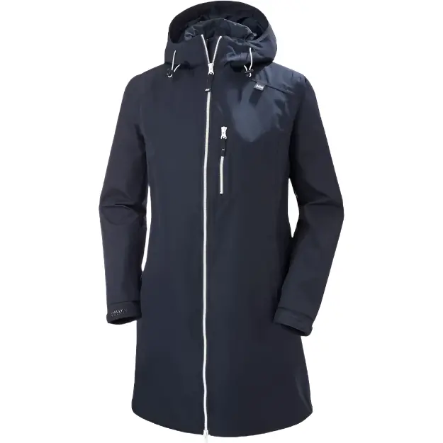 Helly Hansen Women's Long Belfast 3/4 Length Jacket Navy 1