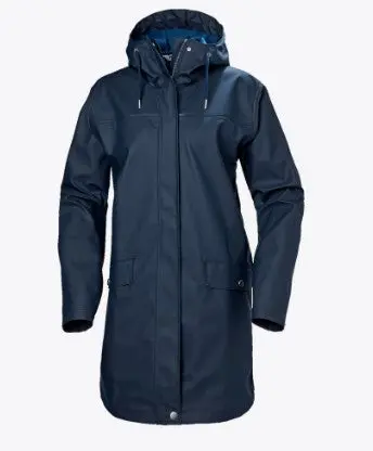 Helly Hansen Womens Moss Raincoat Navy 1