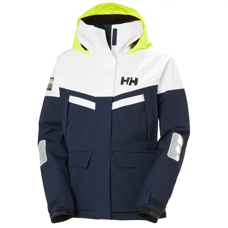 Helly Hansen Women's Pier 4.0 Navy White Jacket Large 1