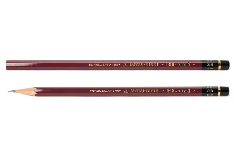 Hi-Uni Pencil, 2B, Single 1