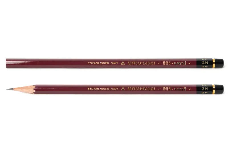 Hi-Uni Pencil, 2H, Single 1