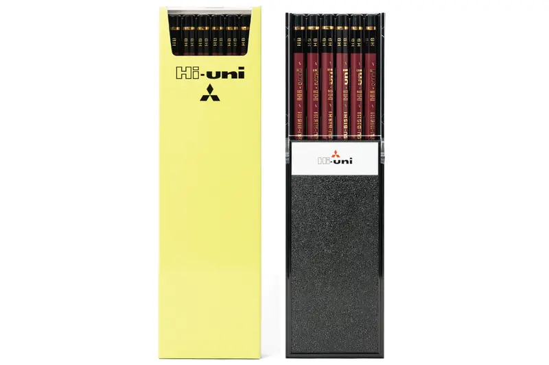 Hi-Uni Pencil, B, Set Of 12 1