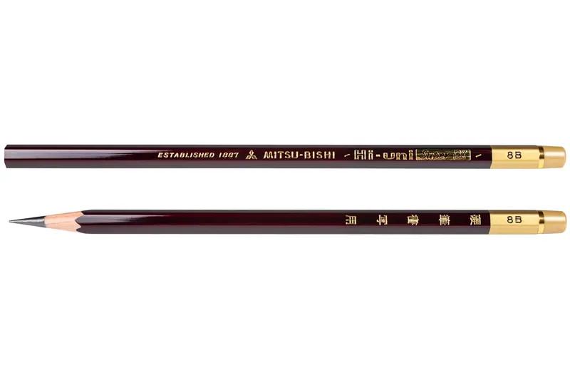 Hi-Uni "Super Dx" Pencil, 8B 1
