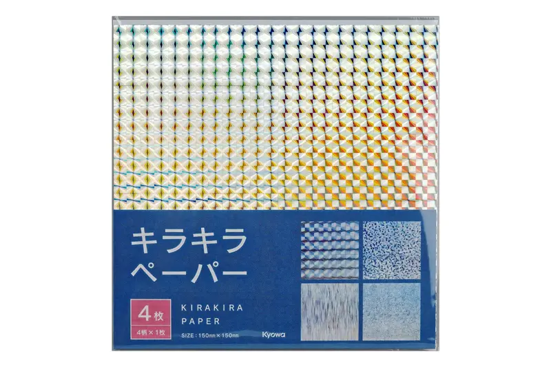 Holo-Sparkle Origami Paper, 4 Sheets 1