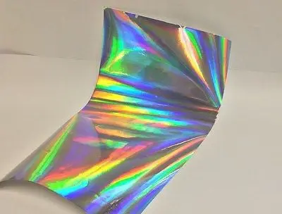 Holographic Oil Slick - Rainbow Sign Vinyl, 24 Inch X 150 Feet Oilslick Shimmer 1
