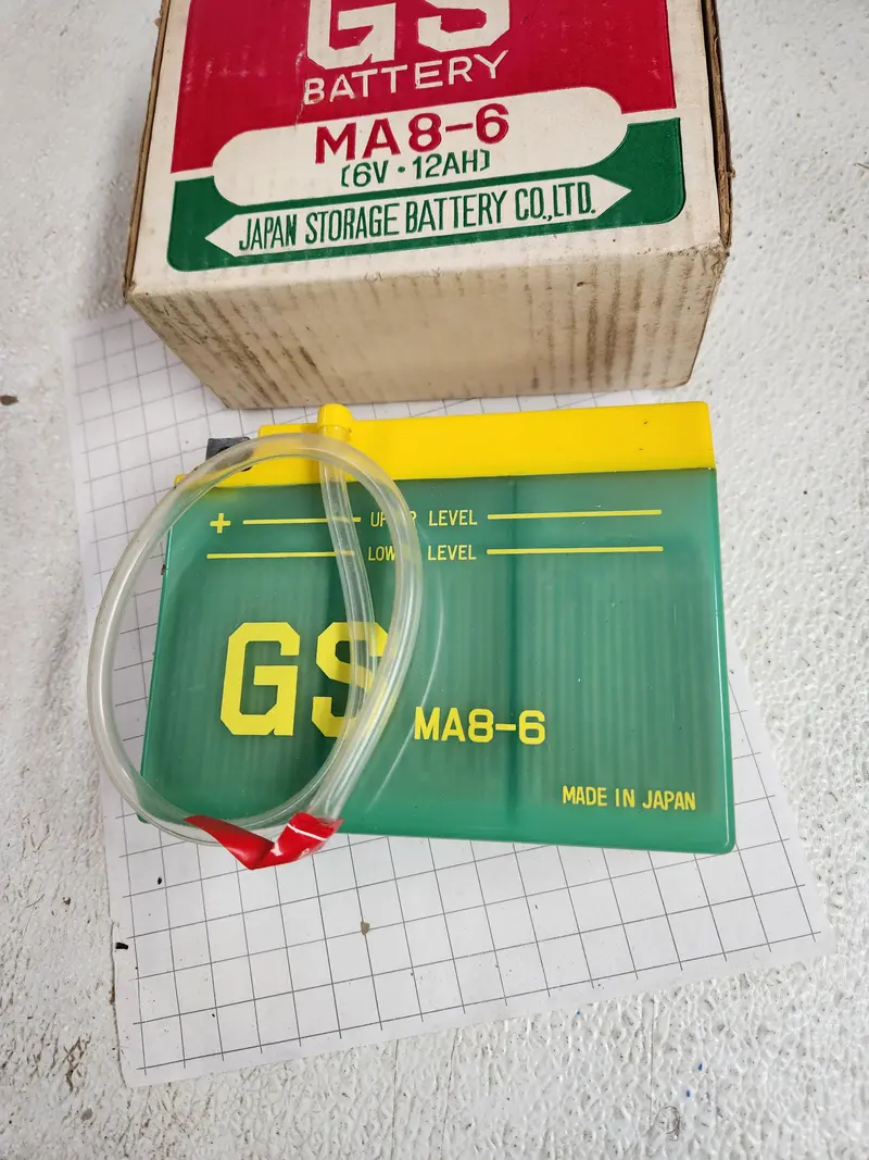 Ja-10 Ma8-6 Battery Ca95 Honda Yamaha Kawasaki Vintage New I-3 1