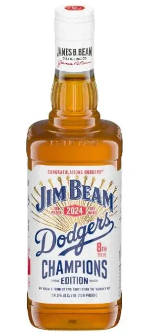 Jim Beam Bourbon Dodgers Champions Edition (750Ml) 1