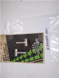K34029-001 974-75 Mc1 90 Kawasaki Nos Rear Footpeg Adapter (Red150) 1
