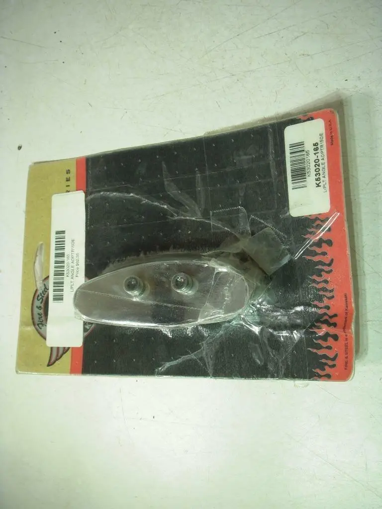 K53020-165 Vulcan Vn1500 Classic License Plate Angle Adaptor Nos Kawasaki Accessory (K3) 1