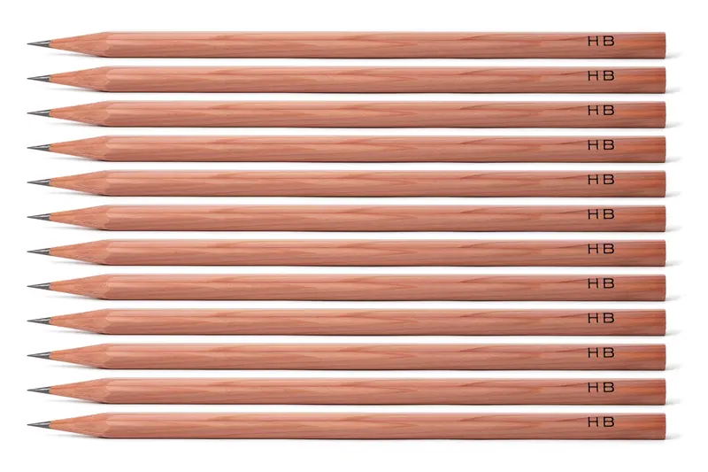 Kitaboshi Cedar Pencils, Hb, Set Of 12 1