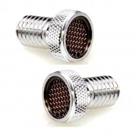 Knurled Harley Evo Head Breather Bolt Kit 1/2 Inch X 3/4 Inch 1