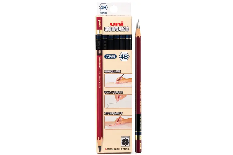 Kohitsu Shosha Pencil, 4B, Box Of 12 1
