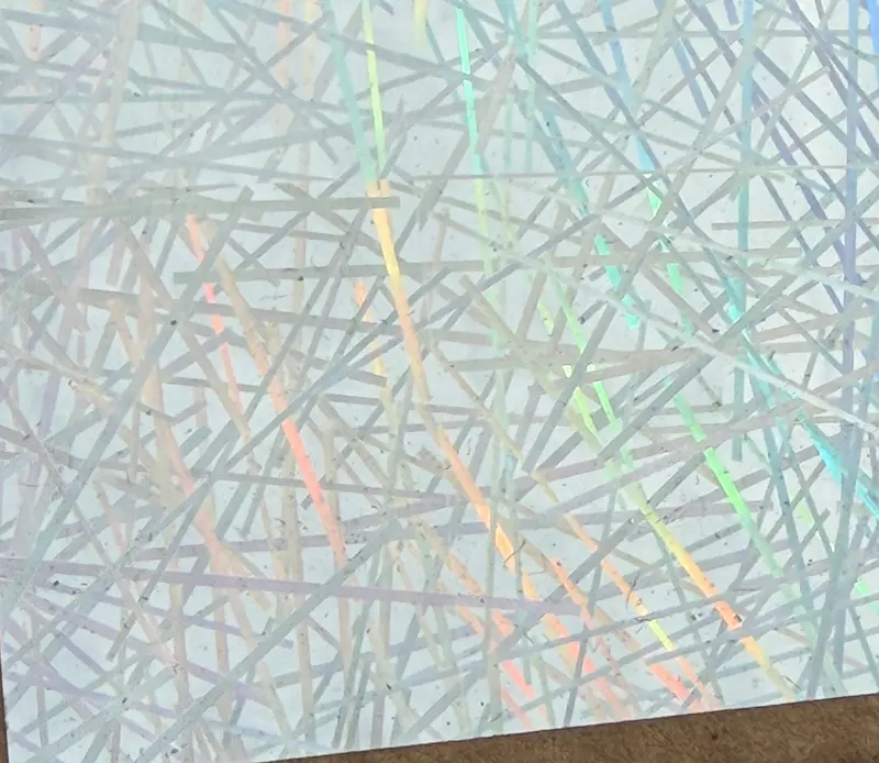 Light Rays  Holographic Roll Of Sign Vinyl 1