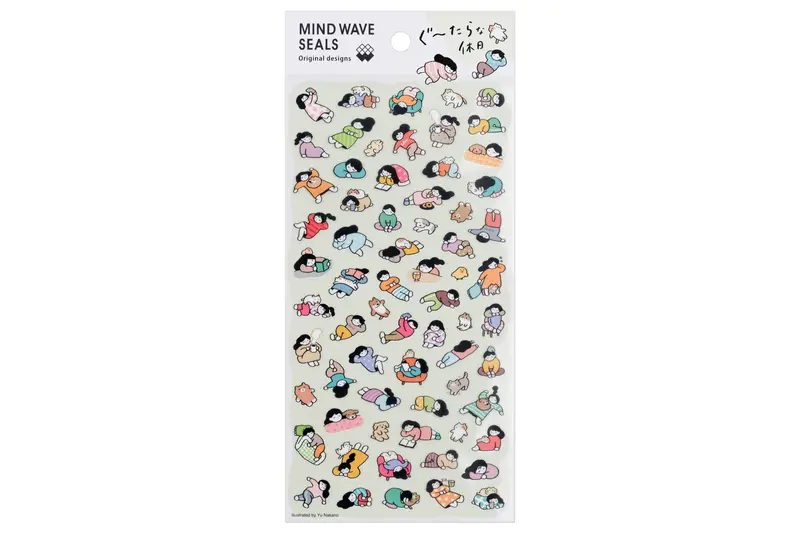 Lounging Girls Sticker Sheet 1