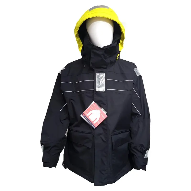 Maindeck Coastal Sailing Jacket Black Waterproof Breathable Packed With Features 1