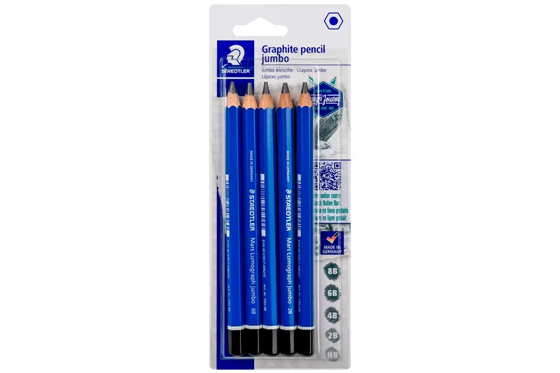 Mars Lumograph Jumbo Pencils, Set Of 5 1