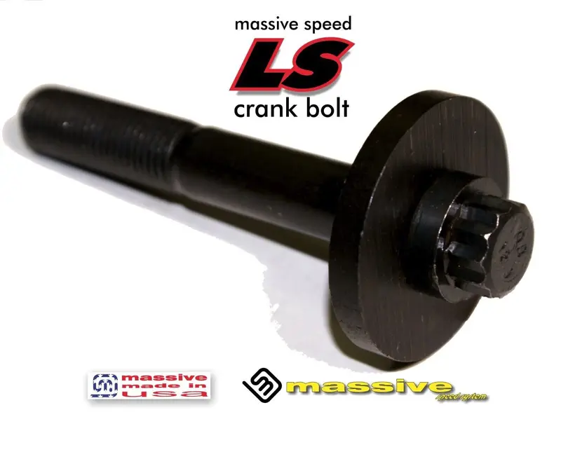 Massive Crank Harmonic Damper Balancer Pulley Bolt Ls1 Camaro Gto Corvette Arp 1
