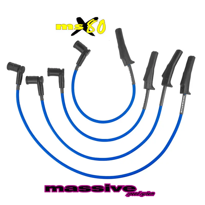 Massive Msx 80 Spark Cables Plug Wires (2000-2004 Ford Focus) For Spi Sohc 2.0 Engine 1