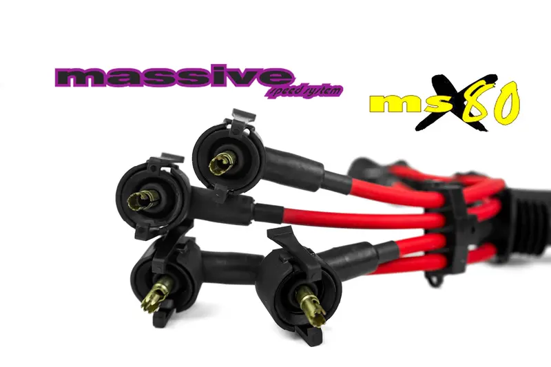 Massive Msx80 Spark Plug Wires Zetec W/ Msd Coil Side Ignition Wires 00-04 Ford Focus Msx80 1