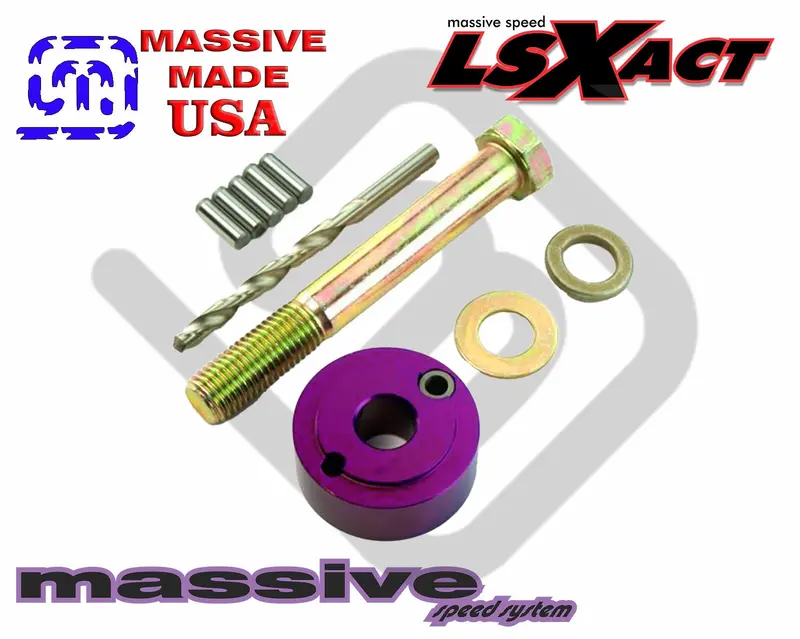 Massive Speed Ls-X Crank Pulley Damper Pinning Kit Ls1 Lsx Truck Lq4 6.0 6.2 5.3 4.8 Gen Iii  Mato'16620 1